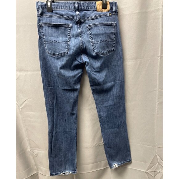 Lucky Brand Men's Blue Jeans Straight Size 32 x 32 SKU 2641 - Picture 2 of 7
